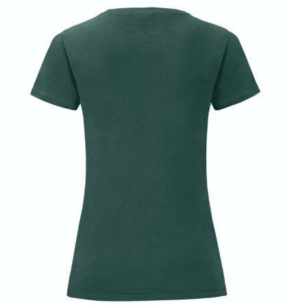 t-shirt maglietta fruit of the loom iconic donna femminile personalizzata ingrosso rivenditori fornitori alterego custom shop verde Bottiglia verde scuro