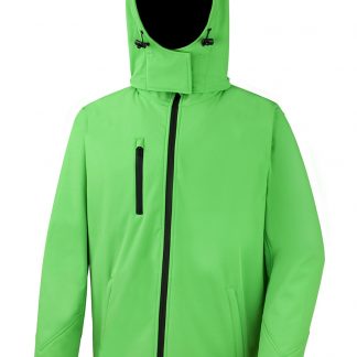 softshell giacca verde